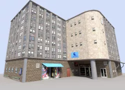 city building 4 Low-poly  3D model