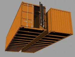 Container 40 feet, Hi Cube, marine