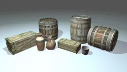 Container pack 3D model