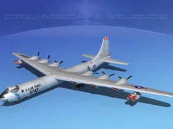 Convair B-36G Peacemaker V05 3D model