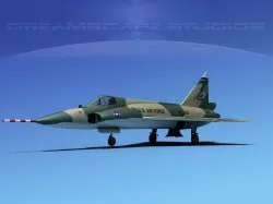 Convair F-102 Delta Dagger V03 USAF 3D model
