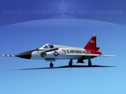 Convair F-102 Delta Dagger V05 USAF 3D model