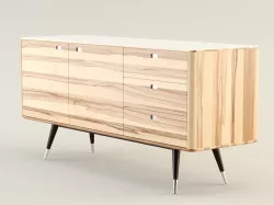 Danish Retro Sideboard 3D model
