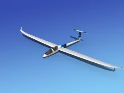 DG-1000 Glider V04 3D model