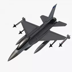 F16 Fighter Aircraft 3D model