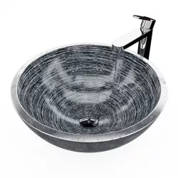 Faucet and sink 001 3D model