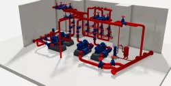 Fire pump house