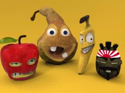 Funny Fruits 3D model
