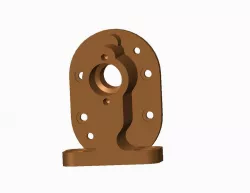 Gear pump body