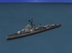 Gearing Class Destroyer DDR-784 USS McKean 3D model