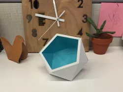 Geometric Desk Planter or Container