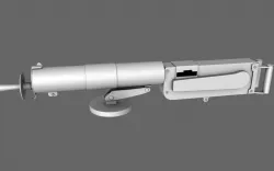 German Mashine Gun MG 08 3D model