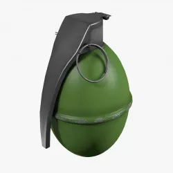 Green grenade 3D model