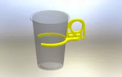  Handle for glass