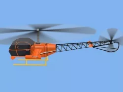 Helicopter 3D model
