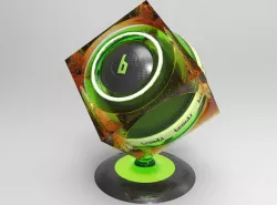 Keyshot Material Sample Scene
