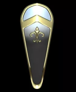 Kite Shield 3D model