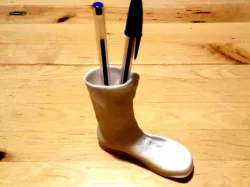 Left Boot Vase