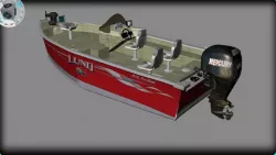 lund fishing boat 3D model