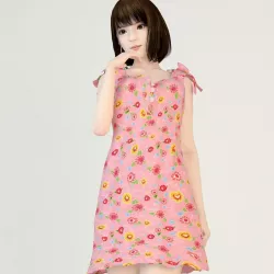 Mariko dress pose 02 3D model