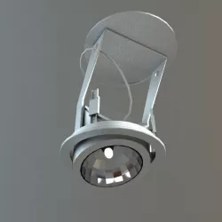 Medical or Industrial Ceiling Light 3D model