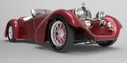 Mercedes-Benz SS Roadster 1930 (Cinema 4 d)