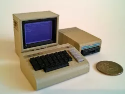 Mini Commodore C64 with 1541 disk drive (and now 1702 Monitor)