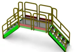 Modular Platforms and Stairs - Escaleras y plataformas Modulares