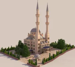 MOSQUE - HI RES 3D model
