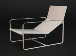 Neutra Easy Chair 3D model
