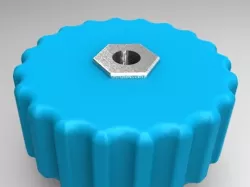 Nylock Nut Knob