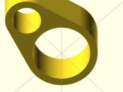 Parametric Dowel / Pipe Hinge Coupler