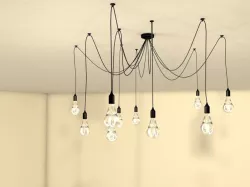 Pendant Chandelier Light Fixture 3D model