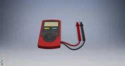 Portable handheld voltmeter