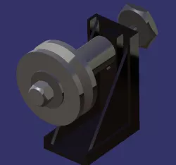 Pulley support assembly