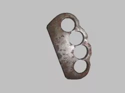 Realistic brass knuckles Low-poly  3D model