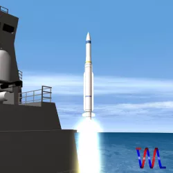 RIM-162 ESSM Missile 3D model