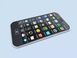 samrtphone 3D model