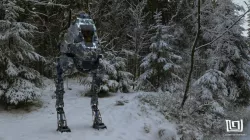 Sat Bot 27 - Sci Fi Mech 3D model