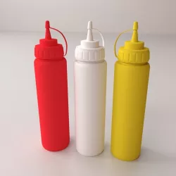 Sauce Bottles 3D model