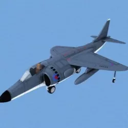 SEA HARRIER FRS1 3D model