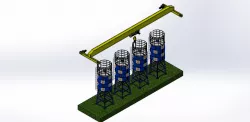 Silos para argamassa