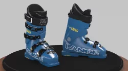 Ski boots Lange 3D model