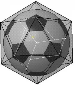 Soccer Ball Secret (Icosahedron to Goldberg Solid) 