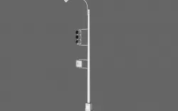 Traffic Light Lamp 3D model