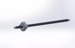 Trapezoidal Lead Screw Thread 10x2mm