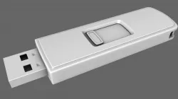 USB Sandisc Cruzer Stick 3D model