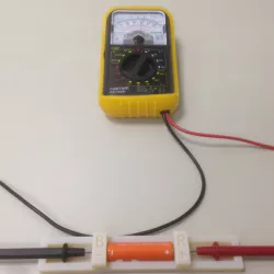 Voltage Checker for AA Battery  (using tester)
