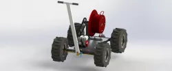 Winding machine (Fr: Enrouleur de fils)