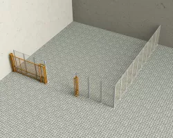 wire system and door